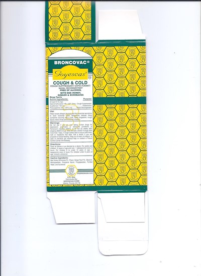 Carton - Goyescas Broncovac 3 6 Oz. Carton 001